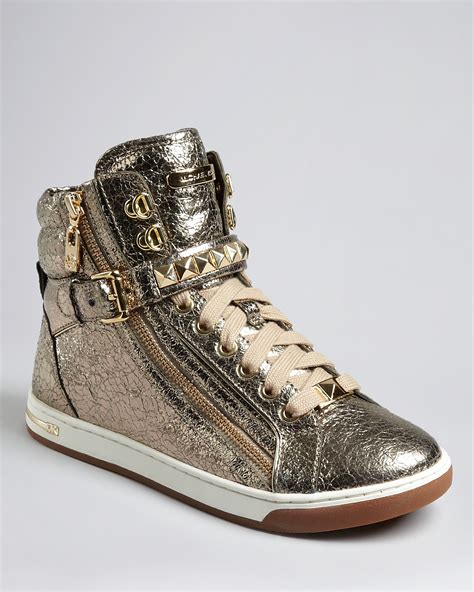 cheap michael kors high tops|michael kors platform sneakers.